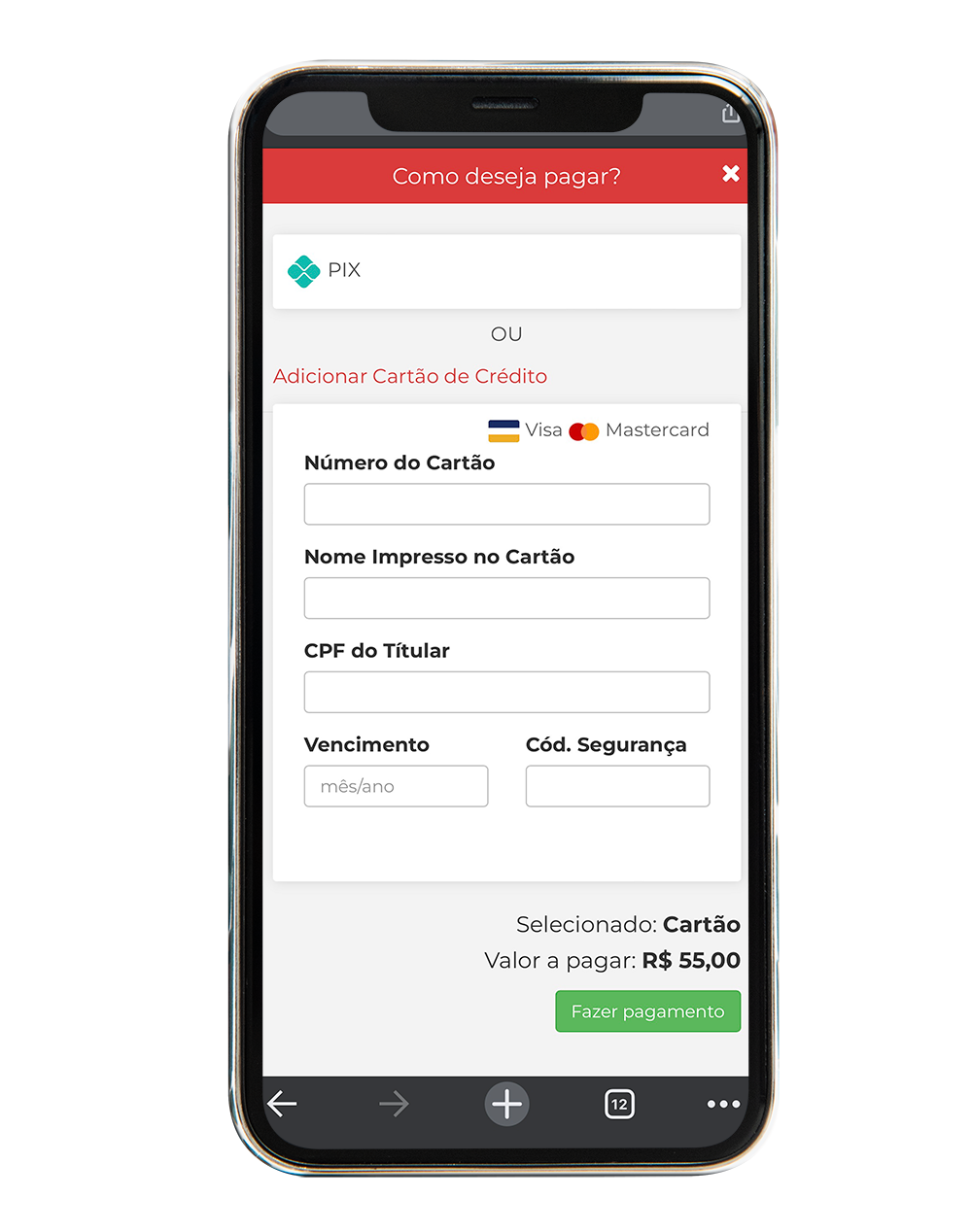 Pagamento online na SIDIPRO